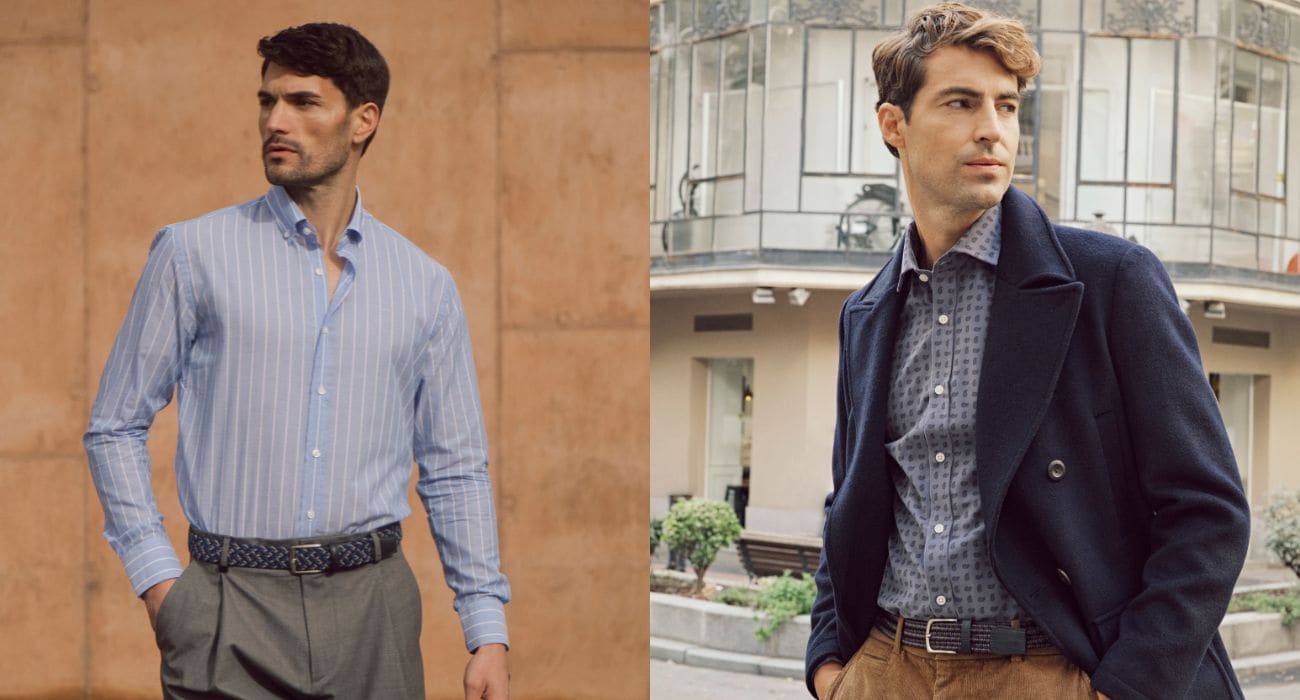 business casual hombre